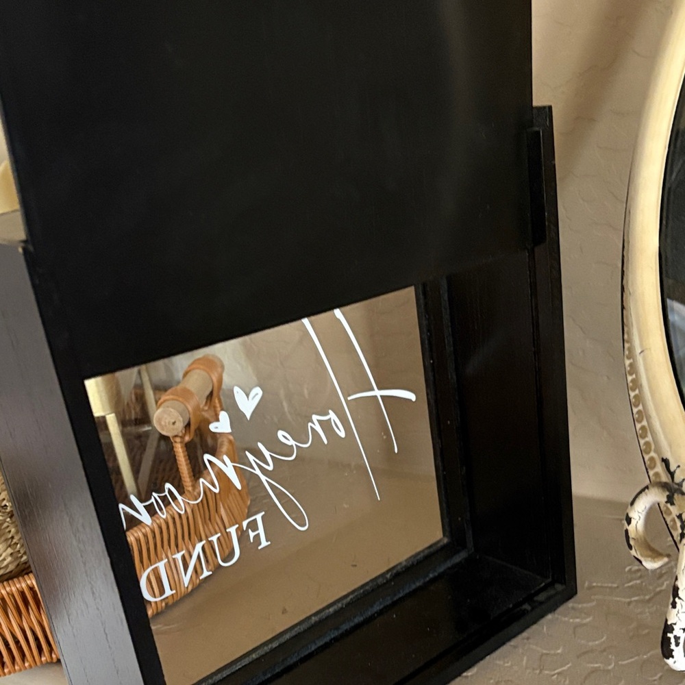 Black Honeymoon Fund Shadow Box - Picture 5 of 10